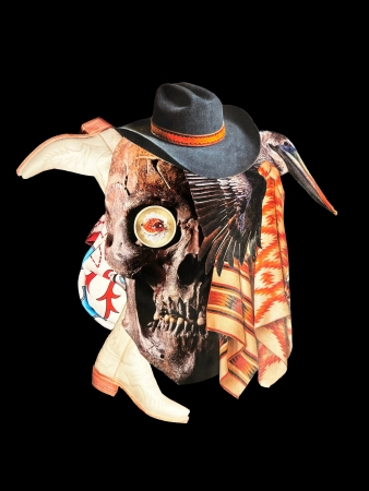 Black Hat, White Boots by artist Irakli Mirzashvili